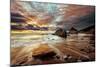 Stormy Seascape-Andy Fox-Mounted Photographic Print