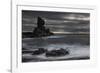 Stormy shoreline scenic, Dritvik, Iceland.-Bill Young-Framed Photographic Print