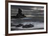 Stormy shoreline scenic, Dritvik, Iceland.-Bill Young-Framed Photographic Print