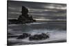 Stormy shoreline scenic, Dritvik, Iceland.-Bill Young-Stretched Canvas