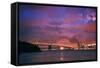 Stormy Skies at Sunset, San Francisco-null-Framed Stretched Canvas