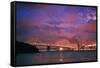 Stormy Skies at Sunset, San Francisco-null-Framed Stretched Canvas