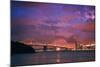 Stormy Skies at Sunset, San Francisco-null-Mounted Photographic Print