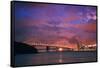 Stormy Skies at Sunset, San Francisco-null-Framed Stretched Canvas