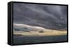 Stormy Skies by Dyholaey, South Coast of Iceland-Arctic-Images-Framed Stretched Canvas