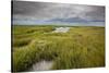 Stormy Skies Hang Over The Marshlands Surrounding Smith Island In The Chesapeake Bay-Karine Aigner-Stretched Canvas