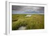 Stormy Skies Hang Over The Marshlands Surrounding Smith Island In The Chesapeake Bay-Karine Aigner-Framed Photographic Print