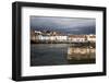 Stormy Skies over St. Monans Harbour, Fife, Scotland, United Kingdom, Europe-Mark Sunderland-Framed Photographic Print