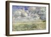 Stormy Sky Above the Beach at Trouville, C.1894-97-Eug?ne Boudin-Framed Giclee Print