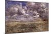Stormy Sky above the Beach at Trouville - ca.1894/97 - 55x91 cm - oil on canvas-EUGENE-LOUIS BOUDIN-Mounted Poster