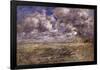 Stormy Sky above the Beach at Trouville - ca.1894/97 - 55x91 cm - oil on canvas-EUGENE-LOUIS BOUDIN-Framed Poster