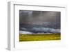 Stormy sky  above the prairie grassland, Montana, USA. June 2011-Phil Savoie-Framed Photographic Print