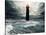 Stormy Sky Over Flooded Lighthouse-NejroN Photo-Stretched Canvas