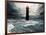 Stormy Sky Over Flooded Lighthouse-NejroN Photo-Framed Art Print