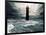 Stormy Sky Over Flooded Lighthouse-NejroN Photo-Framed Art Print