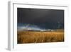 Stormy Sky over Rangelands on the Edge of the Tibetan Plateau in Sichuan Province, China, Asia-Alex Treadway-Framed Photographic Print