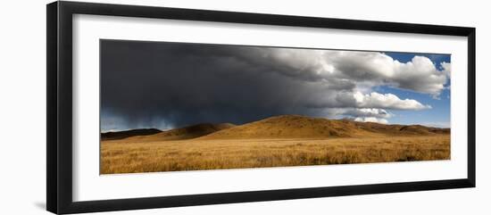 Stormy Sky over Rangelands on the Edge of the Tibetan Plateau in Sichuan Province, China, Asia-Alex Treadway-Framed Premium Photographic Print