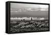 Stormy Southwest Utah in Black and White, Arches-Vincent James-Framed Stretched Canvas