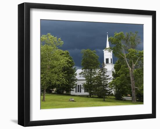 Stormy Steeple-Brenda Petrella Photography LLC-Framed Giclee Print