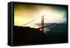 Stormy Sunday, Golden Gate Bridge, San Francisco-Vincent James-Framed Stretched Canvas