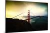 Stormy Sunday, Golden Gate Bridge, San Francisco-Vincent James-Mounted Photographic Print