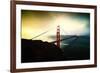 Stormy Sunday, Golden Gate Bridge, San Francisco-Vincent James-Framed Photographic Print