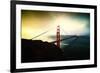 Stormy Sunday, Golden Gate Bridge, San Francisco-Vincent James-Framed Photographic Print