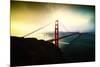 Stormy Sunday, Golden Gate Bridge, San Francisco-Vincent James-Mounted Photographic Print