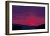 Stormy Sunset in Summer over the River Weser-null-Framed Photographic Print