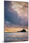 Stormy Sunset Skies at Big Sur, Pfieffer Beach, California Coast-Vincent James-Mounted Photographic Print