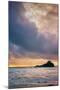 Stormy Sunset Skies at Big Sur, Pfieffer Beach, California Coast-Vincent James-Mounted Photographic Print