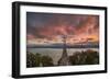 Stormy Sunset Sky at Bay Bridge, San Francisco-null-Framed Photographic Print