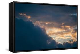 Stormy Sunset-Clive Nolan-Framed Stretched Canvas