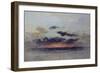 Stormy Sunset-John Ruskin-Framed Giclee Print