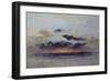 Stormy Sunset-John Ruskin-Framed Giclee Print