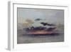 Stormy Sunset-John Ruskin-Framed Giclee Print