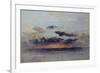 Stormy Sunset-John Ruskin-Framed Giclee Print