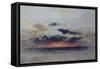 Stormy Sunset-John Ruskin-Framed Stretched Canvas