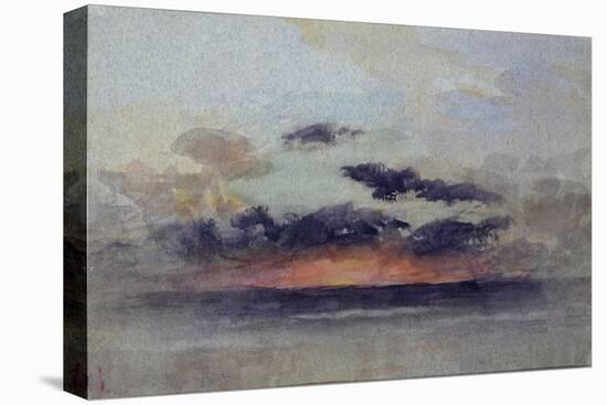 Stormy Sunset-John Ruskin-Stretched Canvas