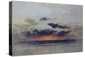 Stormy Sunset-John Ruskin-Stretched Canvas