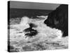 Stormy Tintagel-null-Stretched Canvas