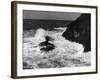 Stormy Tintagel-null-Framed Photographic Print