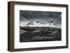 Stormy weather above Vestrahorn, depicted from Stokksens-ClickAlps-Framed Photographic Print