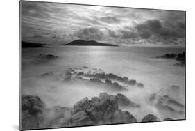 Stormy Weather across the Sound of Harris. Outer Hebrides, Scotland, April 2012-Peter Cairns-Mounted Photographic Print