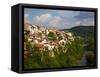 Stormy Weather at Dusk over Hillside Houses Above the Yantra River, Veliko Tarnovo, Bulgaria, Europ-Dallas & John Heaton-Framed Stretched Canvas