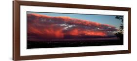 Stormy Weather at Sunset, Cannes, Provence-Alpes-Cote D'Azur, France-null-Framed Photographic Print