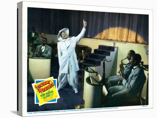 Stormy Weather, Cab Calloway (White Suit), 1943-null-Stretched Canvas