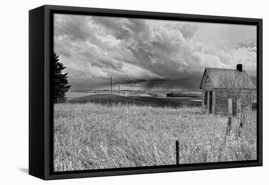 Stormy Weather in Rural Location-Rip Smith-Framed Stretched Canvas