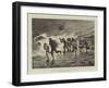 Stormy Weather, Making Signals to the Wreck-Maurice Poirson-Framed Giclee Print