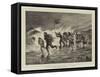 Stormy Weather, Making Signals to the Wreck-Maurice Poirson-Framed Stretched Canvas